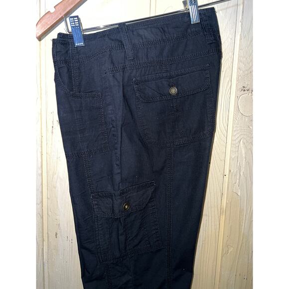 Vintage Y2K Cargo Pants Womans Small Utility Jogger Grunge Skater Emo Goth Miner - Picture 8 of 10